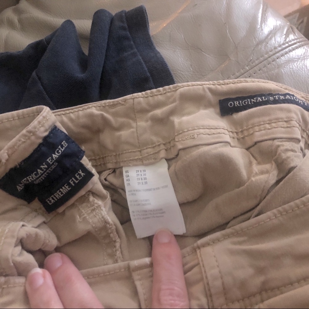 AE khakis extreme flex original straight cut